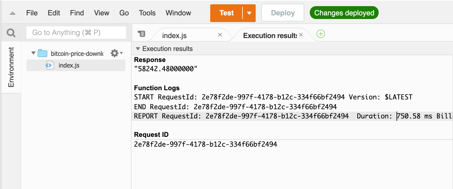 1.1 Lambda: Setup a simple lambda to make HTTP requests