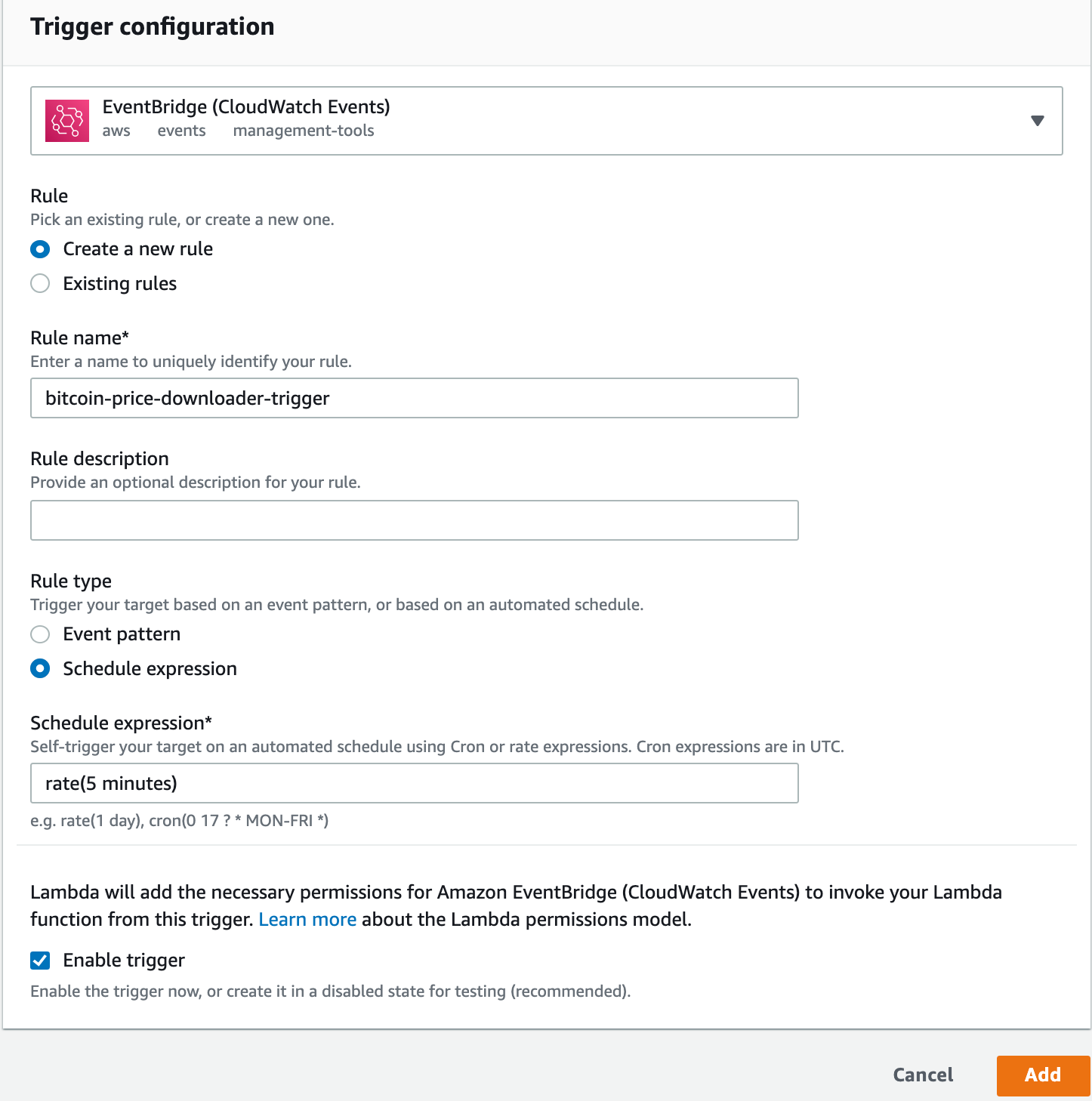 1.1 Lambda: Setup a simple lambda to make HTTP requests