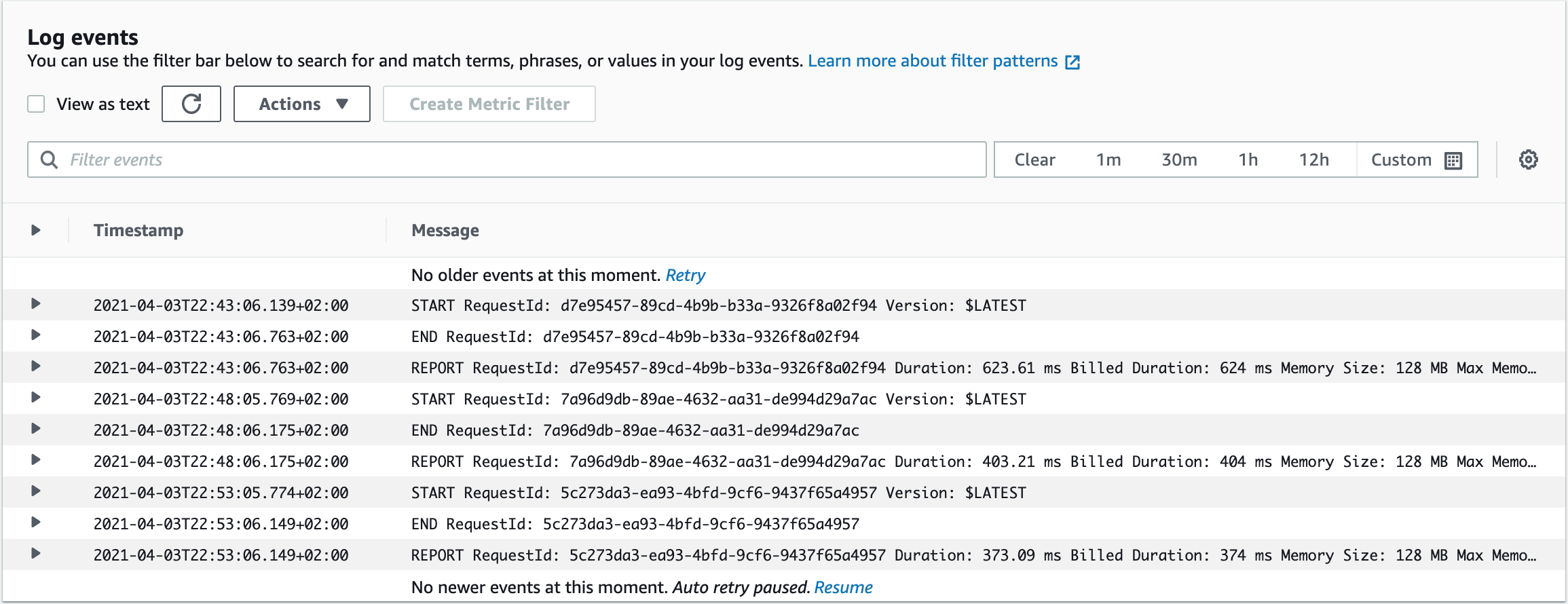 1.1 Lambda: Setup a simple lambda to make HTTP requests